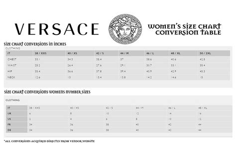 versace sportswear|versace sports bra size chart.